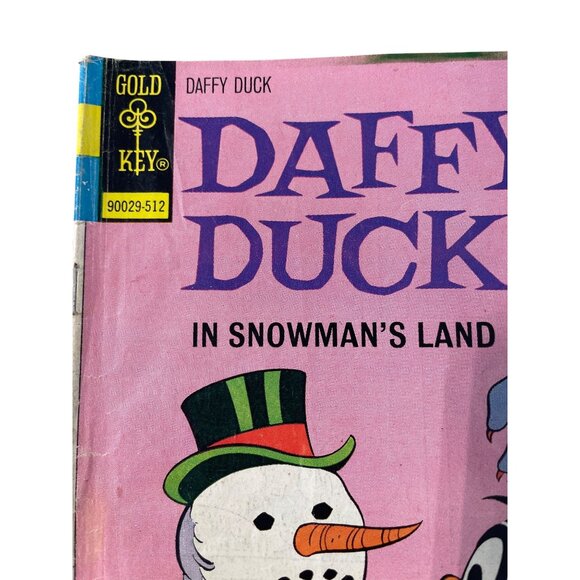 Gold Key Daffy Duck Comic Issue No. 98 December 1975 In Snowman’s Land Vintage - Picture 2 of 6